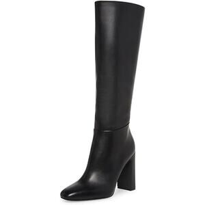 STEVE MADDEN Women's Ally Square Toe Knee High Block Heel Boots 9.5 NEW